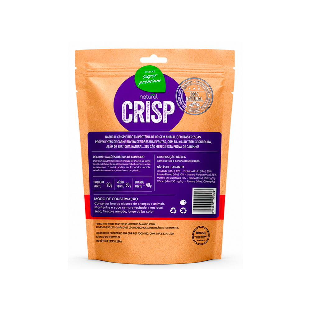 CHIPS DE CARNE COM BANANA 100G NATURAL C ...