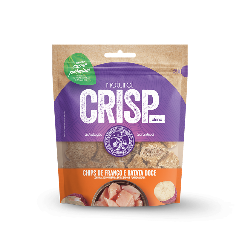 CHIPS DE FRANGO E BATATA DOCE 100G NATUR ...